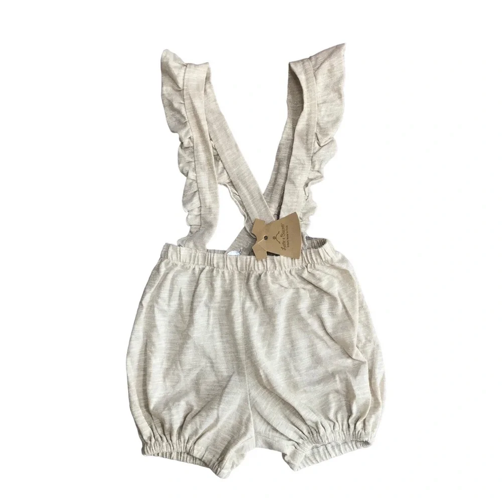 Charming Cream Ruffle Strap Bodysuit - Picture 1 of 1